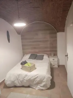 Cama o camas de una habitación en Apartamento Parte Antigua