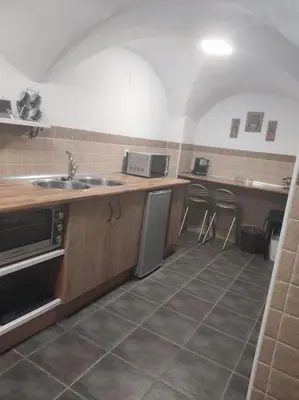 Una cocina o zona de cocina en Apartamento Parte Antigua