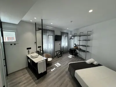 Cama o camas de una habitación en VillaRoygar