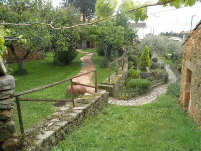 Jardín al aire libre en Casa Rural Sietevillas Padel