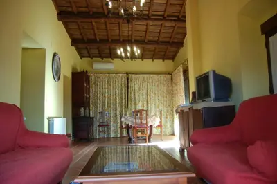 Zona de estar de Casa Rural Sietevillas Padel