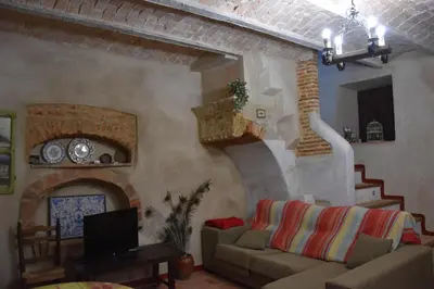 Zona de estar de Casa Rural Santa Ana TR-BA00322