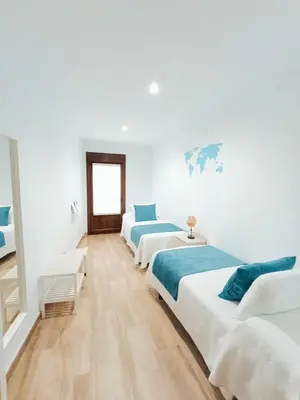 Cama o camas de una habitación en El Cantillo del Jerte