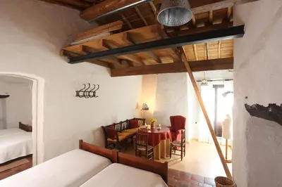 Cama o camas de una habitación en Posada de Amonaria