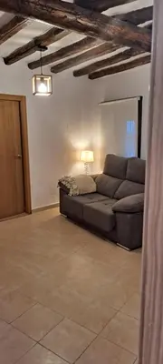 Zona de estar de El Refugio de Rosa