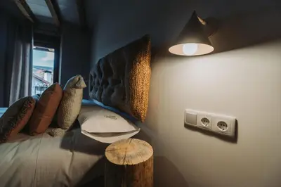 Cama o camas de una habitación en La casa del Mayoral