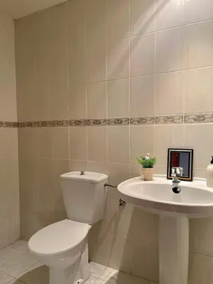 Un baño de Ático Vistas Sierra Gredos con AC & Wi-Fi