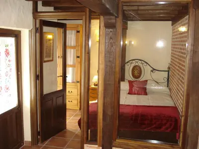 Cama o camas de una habitación en Apartamentos Azahar