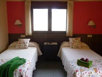Cama o camas de una habitación en Casa Rural Don Romualdo