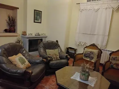 Zona de estar de Casa Rural Cendal