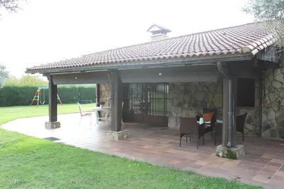 Jardín al aire libre en La Huertarrona