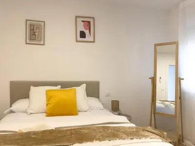 Cama o camas de una habitación en TAYP San Marcos 101