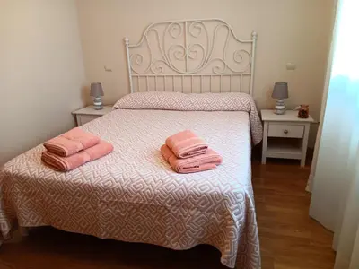 Cama o camas de una habitación en Apartamento Casa Blan