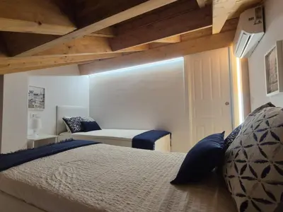 Cama o camas de una habitación en Casa La tranca