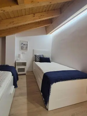 Cama o camas de una habitación en Casa La tranca