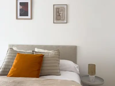Cama o camas de una habitación en TAYP San Marcos 104