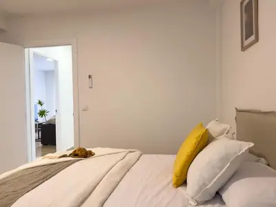 Cama o camas de una habitación en TAYP San Marcos 105