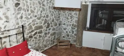 Cama o camas de una habitación en El respiro de Candeleda