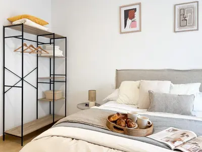 Cama o camas de una habitación en TAYP San Marcos 107