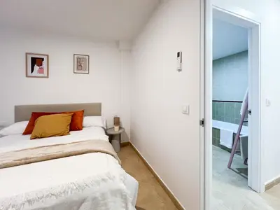 Cama o camas de una habitación en TAYP San Marcos 107