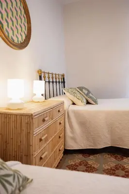 Cama o camas de una habitación en Casa de Solís