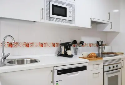 Una cocina o zona de cocina en TAYP San Marcos 109