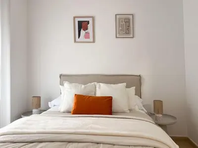 Cama o camas de una habitación en TAYP San Marcos 109
