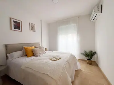 Cama o camas de una habitación en TAYP San Marcos 109