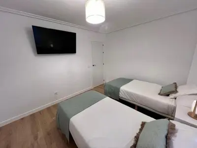 Cama o camas de una habitación en Villa de Béjar