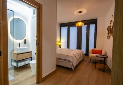 Cama o camas de una habitación en Cañuela de Gredos