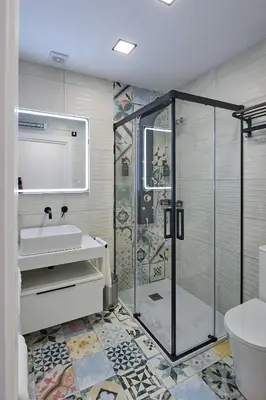 Un baño de Apartamentos Plasencia Bambu