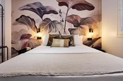 Cama o camas de una habitación en Apartamentos Plasencia Bambu