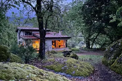 Jardín al aire libre en Casa Rural Finca De Musgo