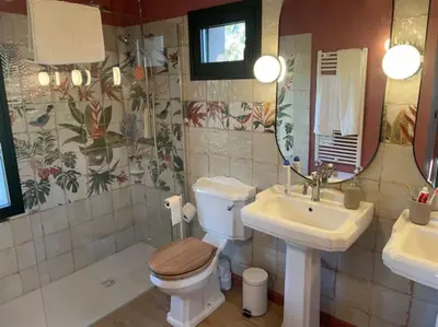 Un baño de Casa Rural Finca De Musgo