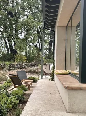Jardín al aire libre en Casa Rural Finca De Musgo