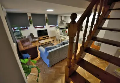 Zona de estar de Dúplex La Ranita Salmantina