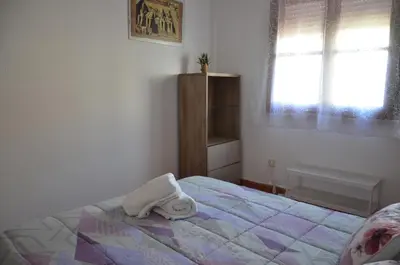 Cama o camas de una habitación en Casa Rogelio Valverde