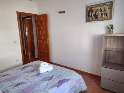 Cama o camas de una habitación en Casa Rogelio Valverde