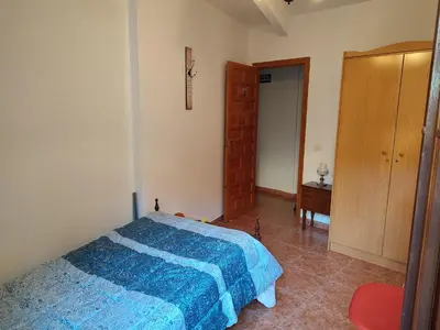 Cama o camas de una habitación en Casa Rogelio Valverde