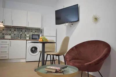 Una cocina o zona de cocina en Apartamento Turístico Diocles
