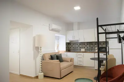 Una cocina o zona de cocina en Apartamento Turístico Diocles