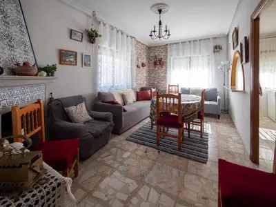 Zona de estar de Casa rural Regajo Lobos