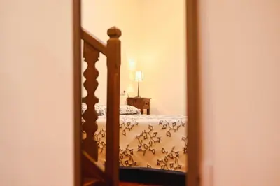 Cama o camas de una habitación en Apartamentos El Pozo1