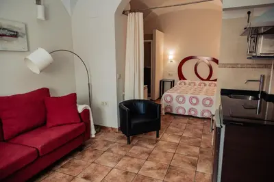 Una cocina o zona de cocina en Apartamento Las Avutardas 1