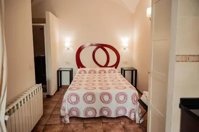 Cama o camas de una habitación en Apartamento Las Avutardas 1