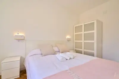 Cama o camas de una habitación en Dúplex Cruz Universidad salamanca centro