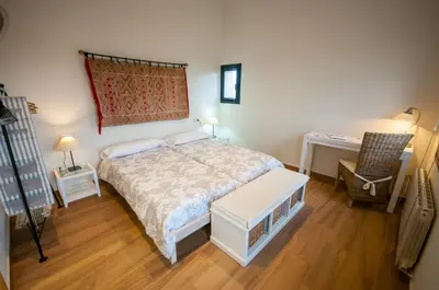 Cama o camas de una habitación en Casa Rural Cruces de Caminos