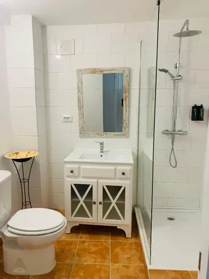 Un baño de Apartamento Turístico la Casa escondida