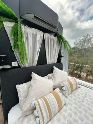 Cama o camas de una habitación en SKD Casa Naranja Suite Rioja