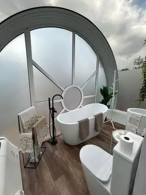 Zona de estar de SKD Casa Naranja Suite Rioja
